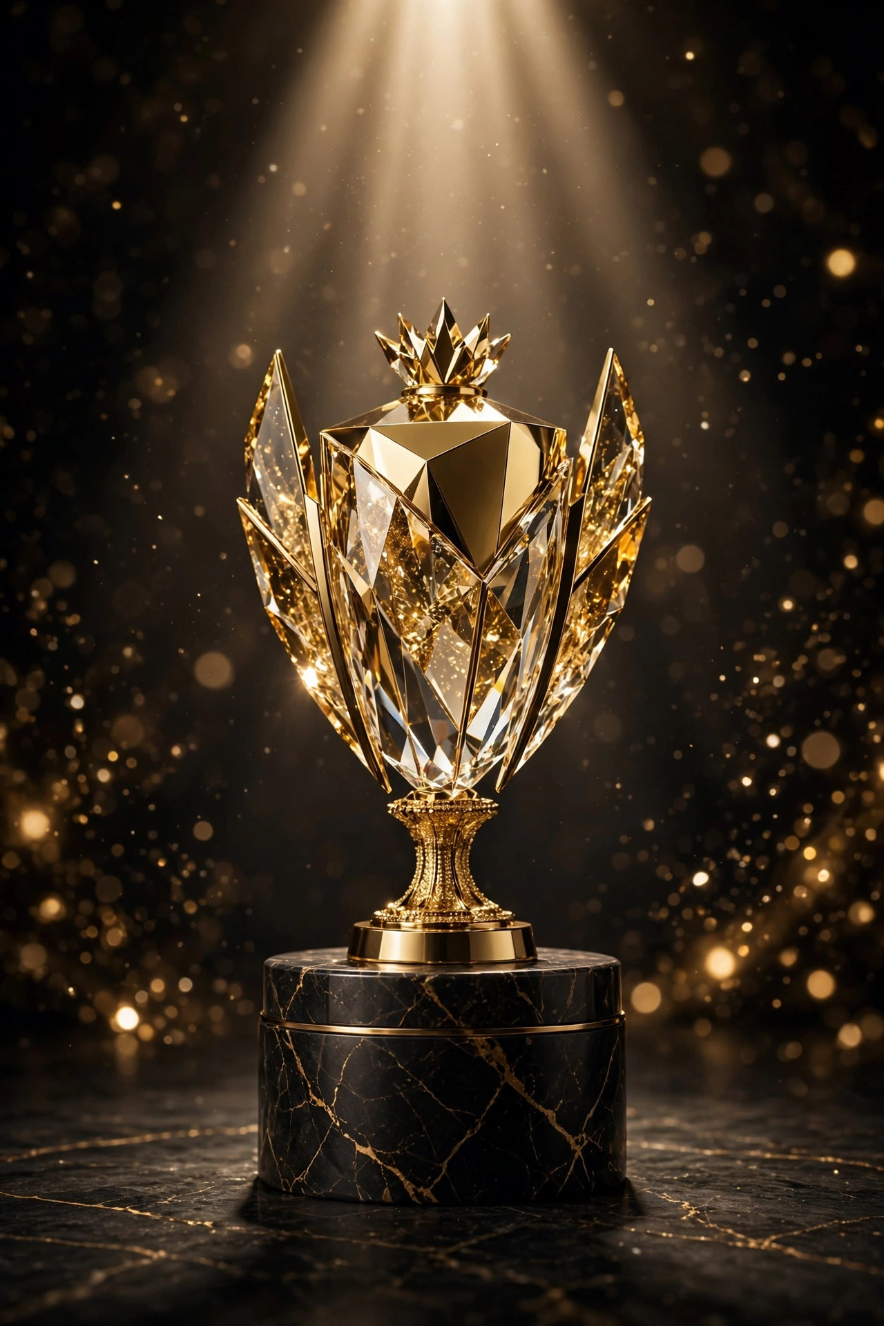 The ProFluencer golden trophy